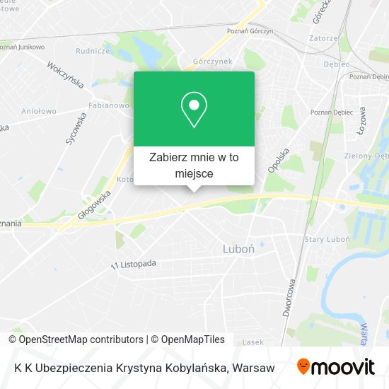 Mapa K K Ubezpieczenia Krystyna Kobylańska