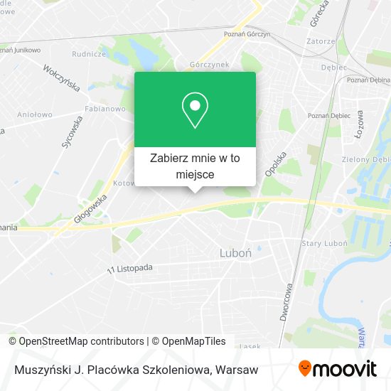 Mapa Muszyński J. Placówka Szkoleniowa