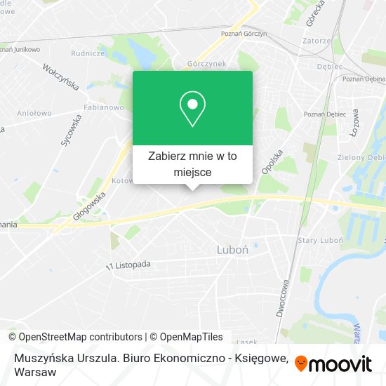 Mapa Muszyńska Urszula. Biuro Ekonomiczno - Księgowe