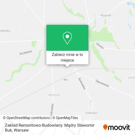 Mapa Zakład Remontowo-Budowlany. Mądry Sławomir Buk