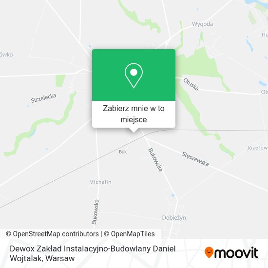 Mapa Dewox Zakład Instalacyjno-Budowlany Daniel Wojtalak