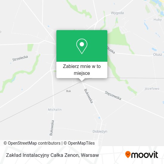 Mapa Zakład Instalacyjny Całka Zenon