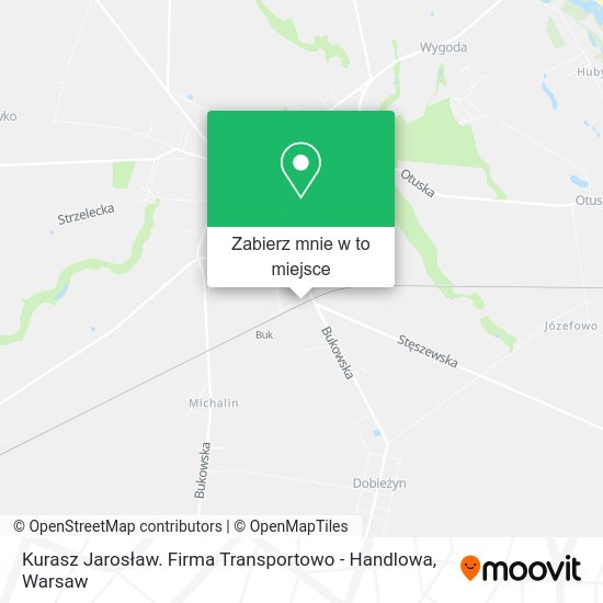 Mapa Kurasz Jarosław. Firma Transportowo - Handlowa