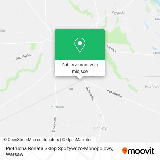 Mapa Pietrucha Renata Sklep Spożywczo-Monopolowy