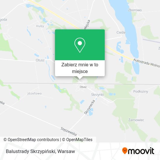 Mapa Balustrady Skrzypiński