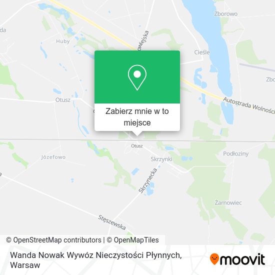 Mapa Wanda Nowak Wywóz Nieczystości Płynnych