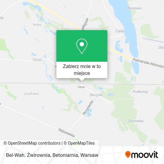 Mapa Bel-Wah. Żwirownia, Betoniarnia