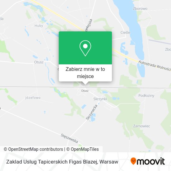 Mapa Zaklad Uslug Tapicerskich Figas Blazej