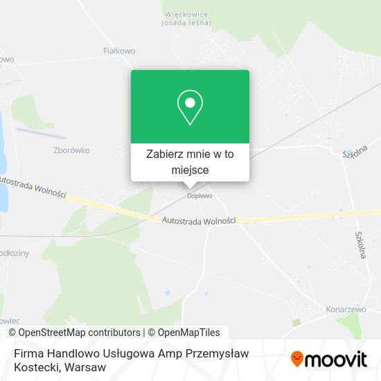 Mapa Firma Handlowo Usługowa Amp Przemysław Kostecki