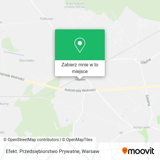 Mapa Efekt. Przedsiębiorstwo Prywatne