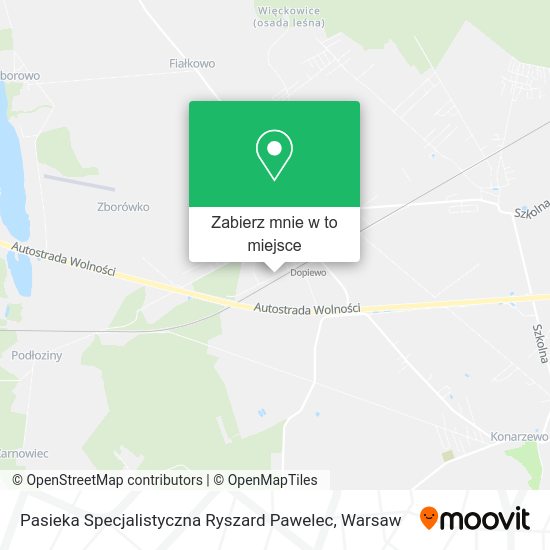 Mapa Pasieka Specjalistyczna Ryszard Pawelec