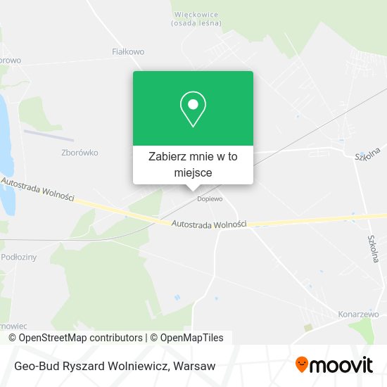 Mapa Geo-Bud Ryszard Wolniewicz