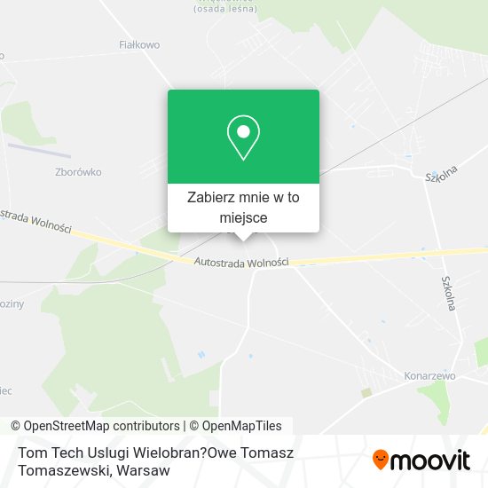 Mapa Tom Tech Uslugi Wielobran?Owe Tomasz Tomaszewski