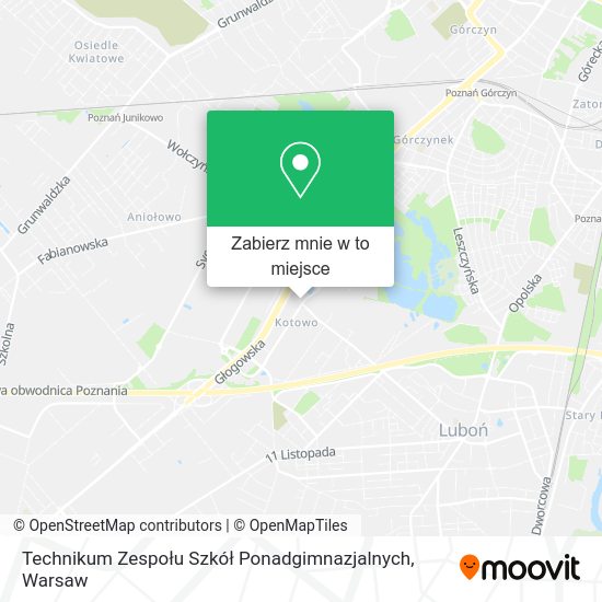 Mapa Technikum Zespołu Szkół Ponadgimnazjalnych