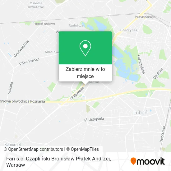 Mapa Fari s.c. Czapliński Bronisław Płatek Andrzej