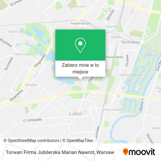 Mapa Torwan Firma Jubilerska Marian Nawrot