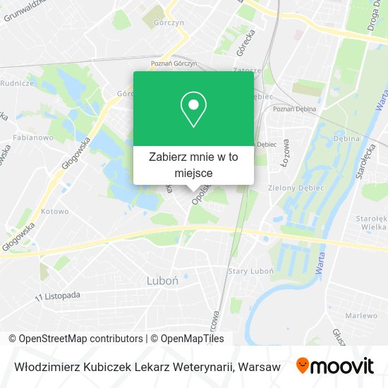 Mapa Włodzimierz Kubiczek Lekarz Weterynarii