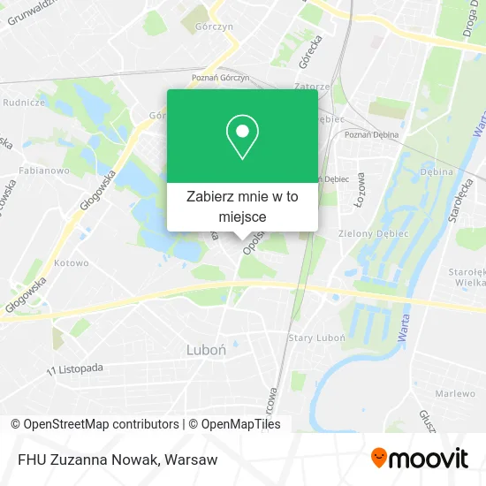 Mapa FHU Zuzanna Nowak