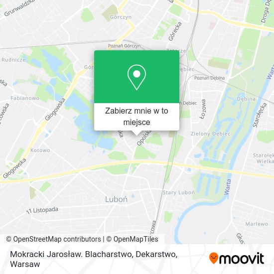 Mapa Mokracki Jarosław. Blacharstwo, Dekarstwo