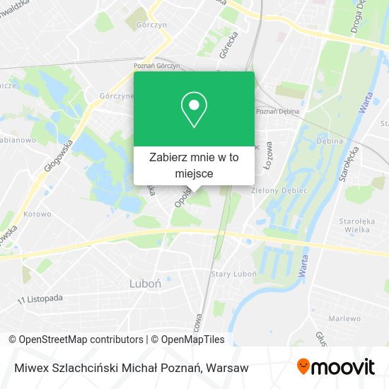 Mapa Miwex Szlachciński Michał Poznań