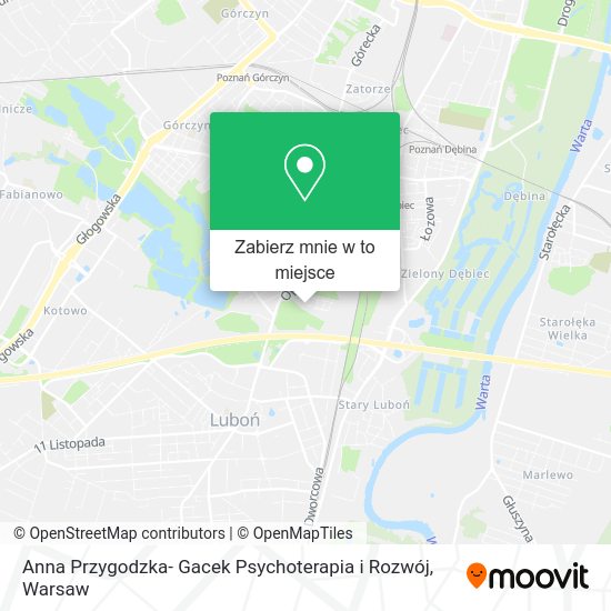 Mapa Anna Przygodzka- Gacek Psychoterapia i Rozwój