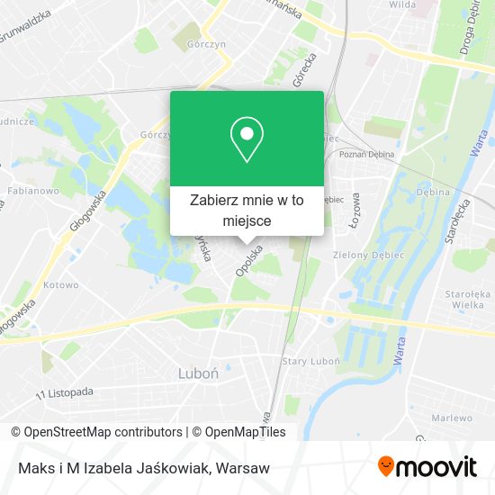 Mapa Maks i M Izabela Jaśkowiak