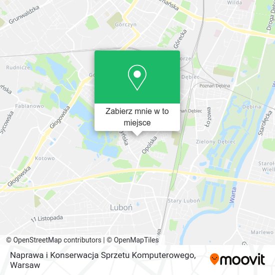 Mapa Naprawa i Konserwacja Sprzetu Komputerowego