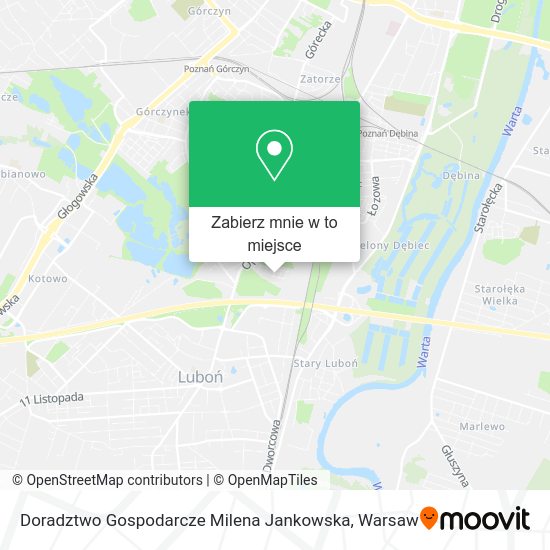 Mapa Doradztwo Gospodarcze Milena Jankowska