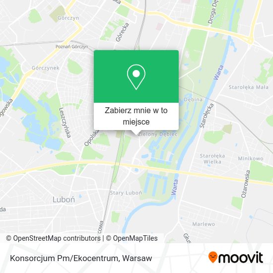 Mapa Konsorcjum Pm/Ekocentrum