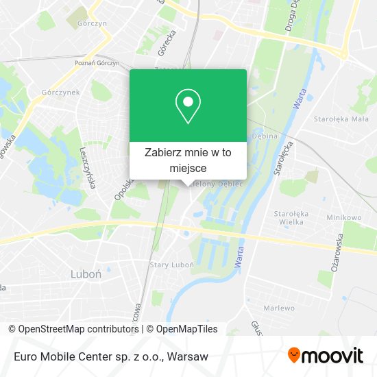 Mapa Euro Mobile Center sp. z o.o.