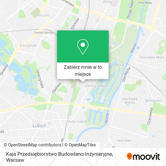 Mapa Kaja Przedsiębiorstwo Budowlano-Inżynieryjne