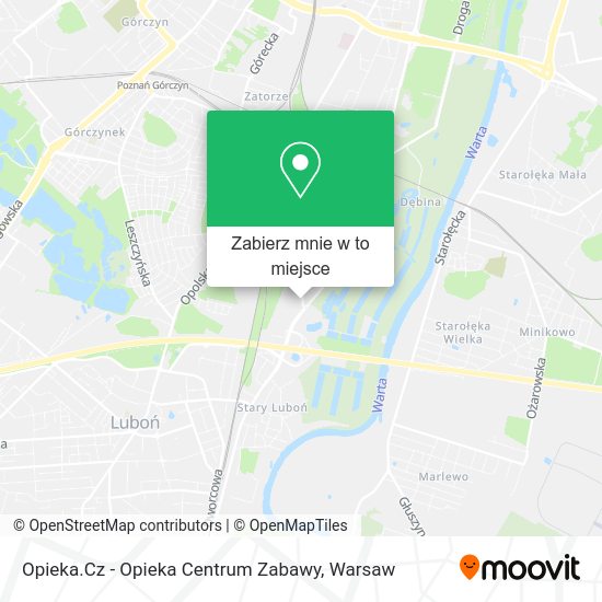 Mapa Opieka.Cz - Opieka Centrum Zabawy