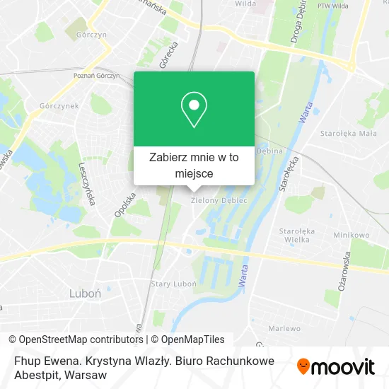 Mapa Fhup Ewena. Krystyna Wlazły. Biuro Rachunkowe Abestpit