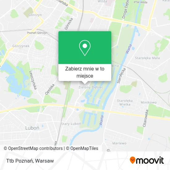 Mapa Ttb Poznań