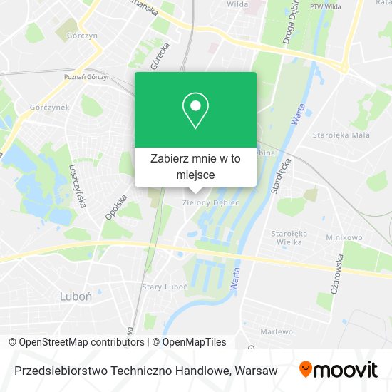 Mapa Przedsiebiorstwo Techniczno Handlowe