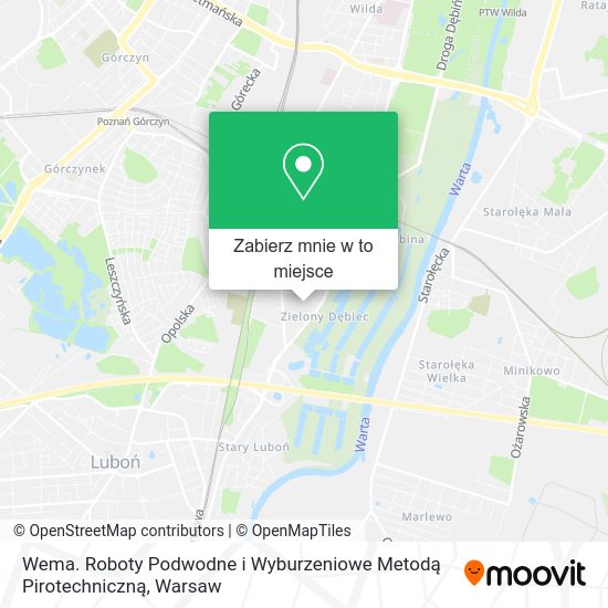 Mapa Wema. Roboty Podwodne i Wyburzeniowe Metodą Pirotechniczną