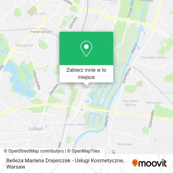 Mapa Belleza Marlena Drajerczak - Usługi Kosmetyczne