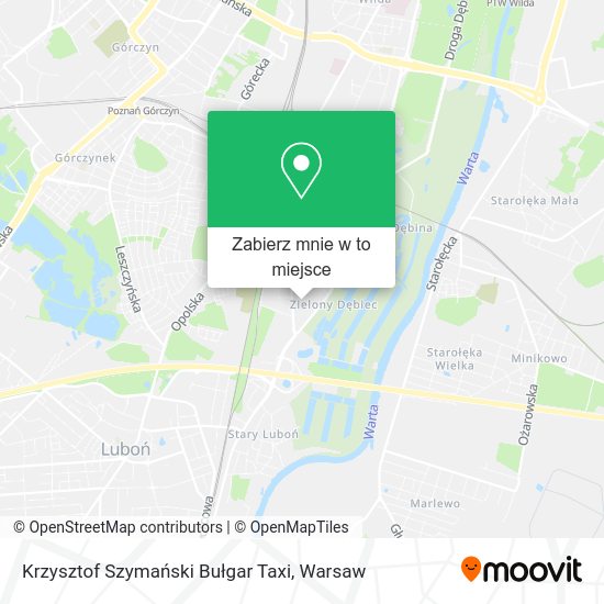 Mapa Krzysztof Szymański Bułgar Taxi