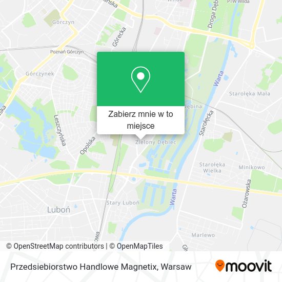 Mapa Przedsiebiorstwo Handlowe Magnetix