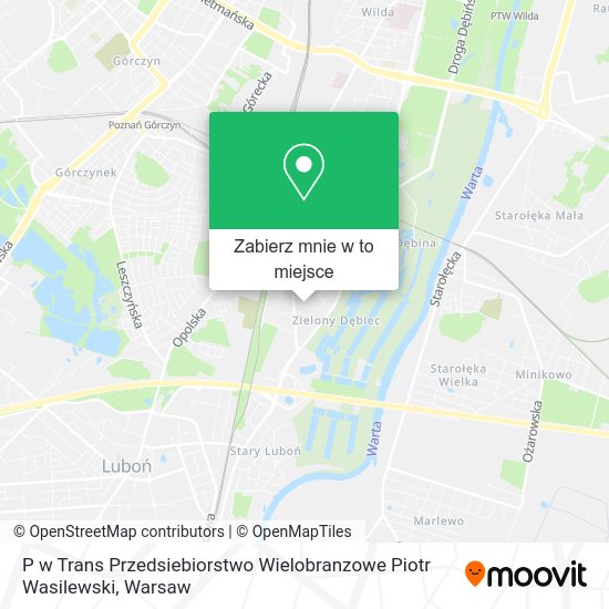 Mapa P w Trans Przedsiebiorstwo Wielobranzowe Piotr Wasilewski