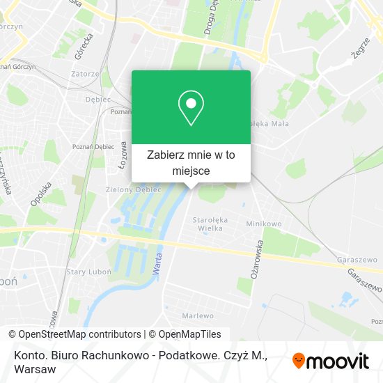 Mapa Konto. Biuro Rachunkowo - Podatkowe. Czyż M.