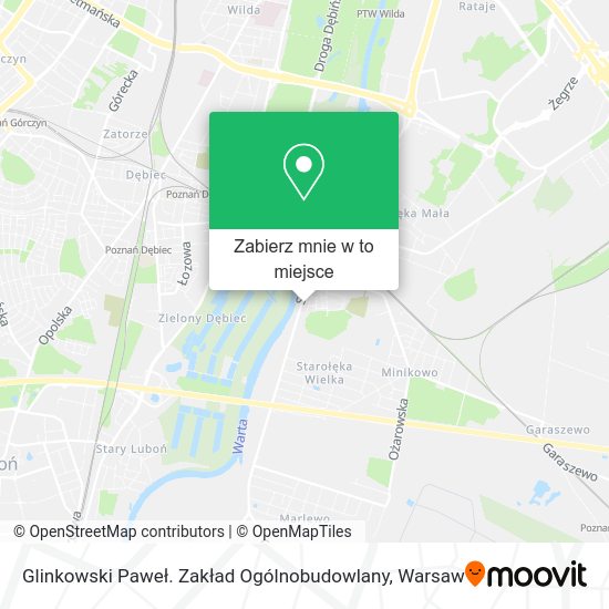 Mapa Glinkowski Paweł. Zakład Ogólnobudowlany