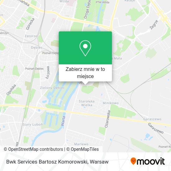 Mapa Bwk Services Bartosz Komorowski