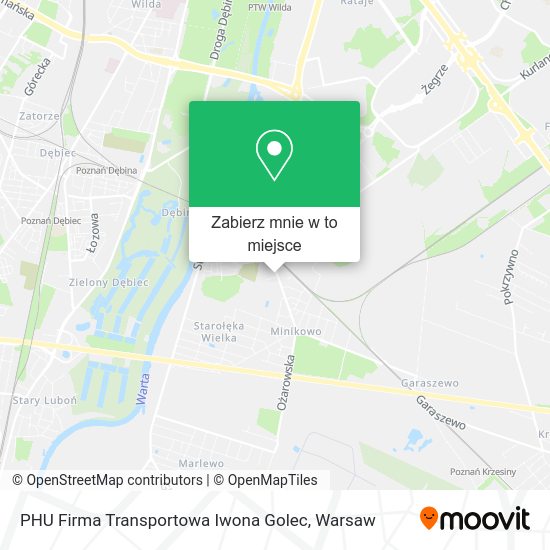 Mapa PHU Firma Transportowa Iwona Golec