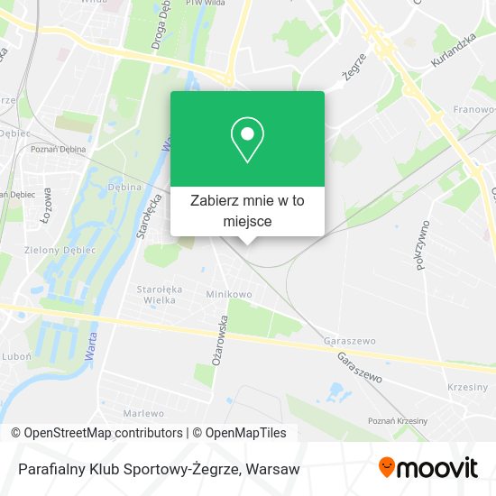 Mapa Parafialny Klub Sportowy-Żegrze