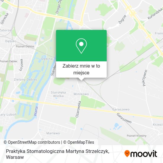 Mapa Praktyka Stomatologiczna Martyna Strzelczyk