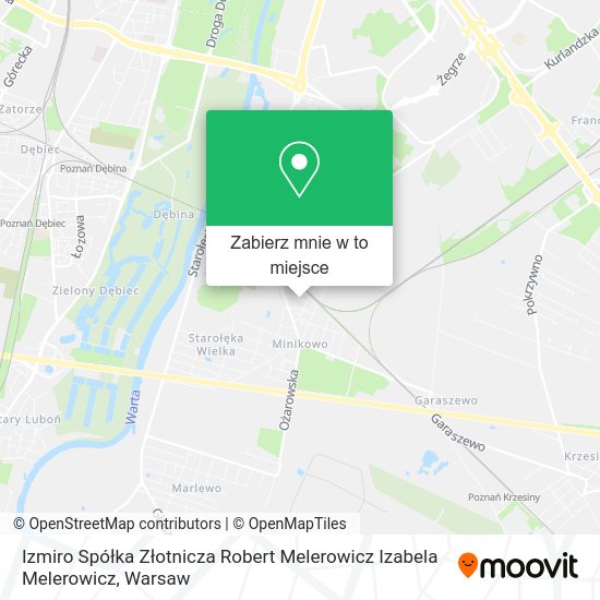 Mapa Izmiro Spółka Złotnicza Robert Melerowicz Izabela Melerowicz