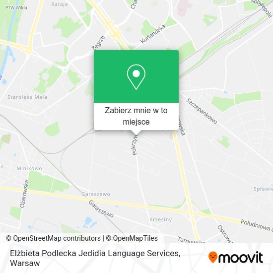 Mapa Elżbieta Podlecka Jedidia Language Services