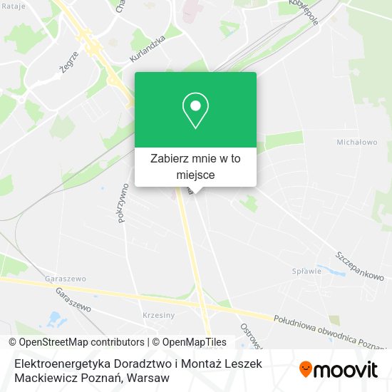 Mapa Elektroenergetyka Doradztwo i Montaż Leszek Mackiewicz Poznań