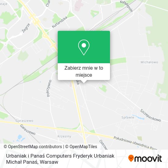 Mapa Urbaniak i Panaś Computers Fryderyk Urbaniak Michał Panaś